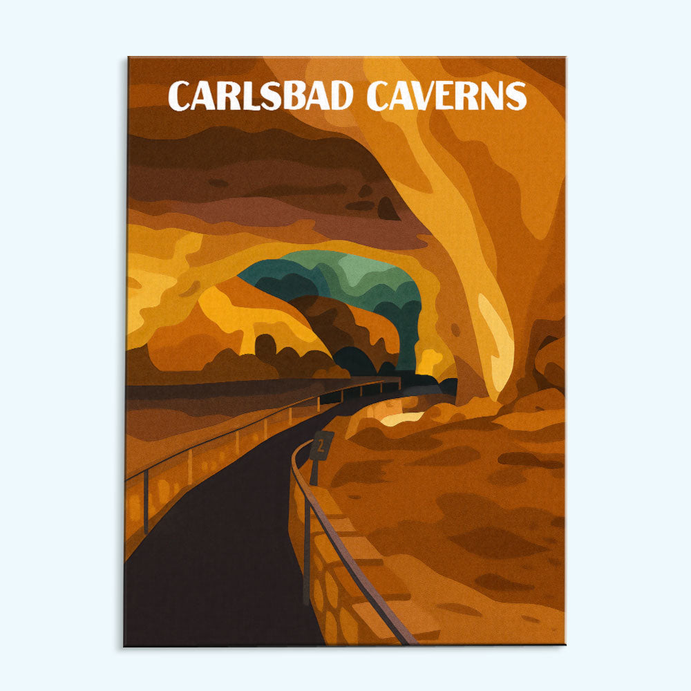 Carlsbad Caverns National Park Beginner | Paint by Numbers Kit