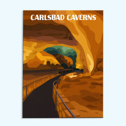 Carlsbad Caverns National Park Beginner | Paint by Numbers Kit