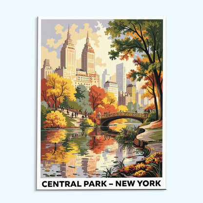 Central Park, New York | US Landmark | Paint by Numbers Kit