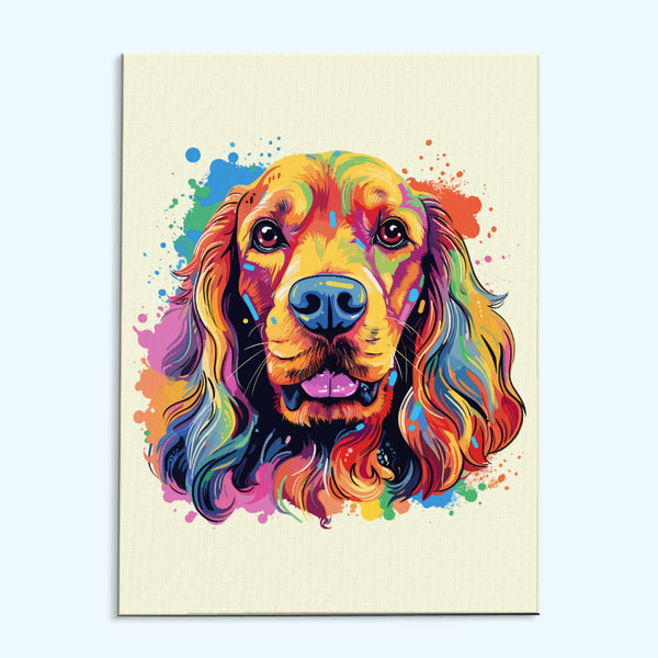 Cocker Spaniel - Colorful Dog