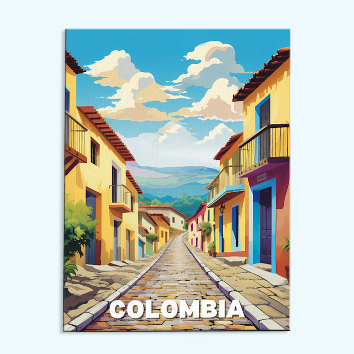 Colombia Travel Poster