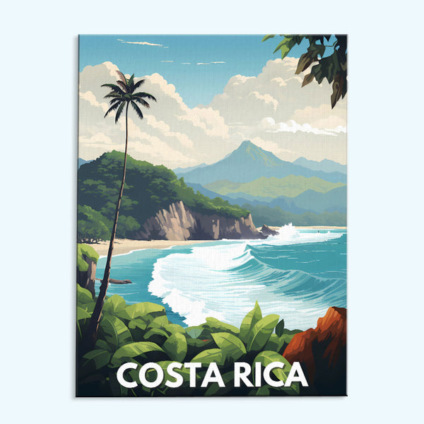 Costa Rica Travel Poster