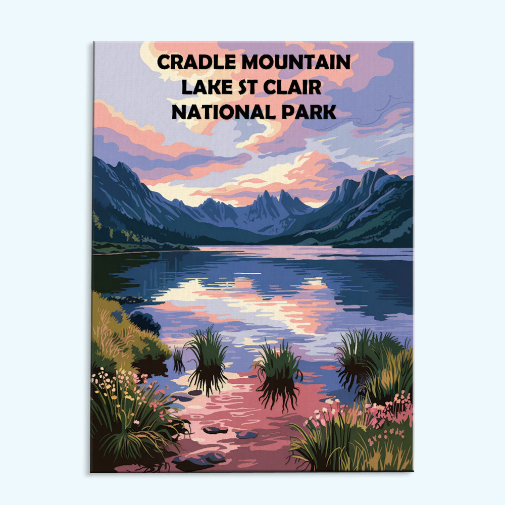 Cradle Mountain - Lake St Clair AU National Park | Paint by Numbers Kit