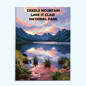 Cradle Mountain - Lake St Clair AU National Park | Paint by Numbers Kit