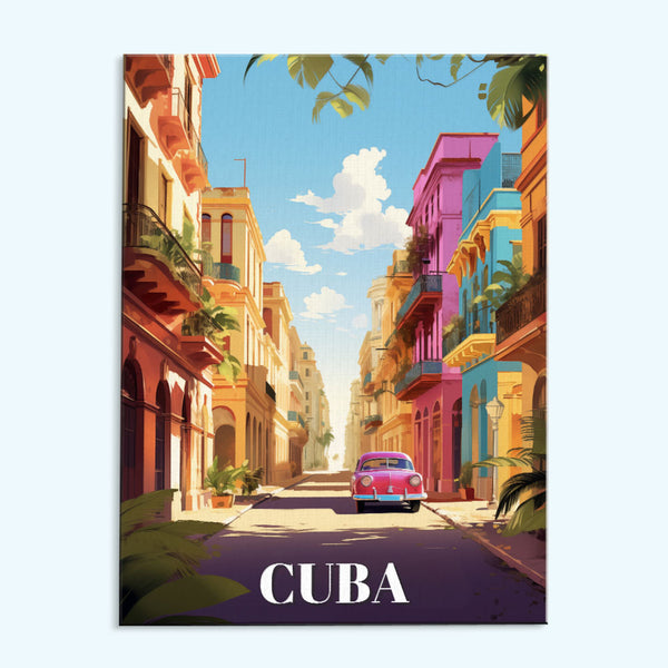 Cuba Travel Poster