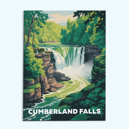 Cumberland Falls - U.S. Waterfalls | Paint by Numbers Kit