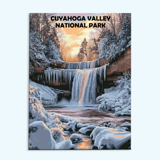 Cuyahoga Valley National Park Winter | Paint by Numbers Kit