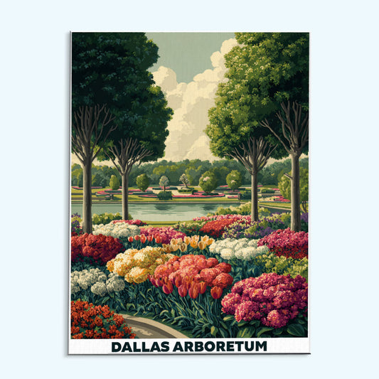 Dallas Arboretum | Paint by Numbers Kit