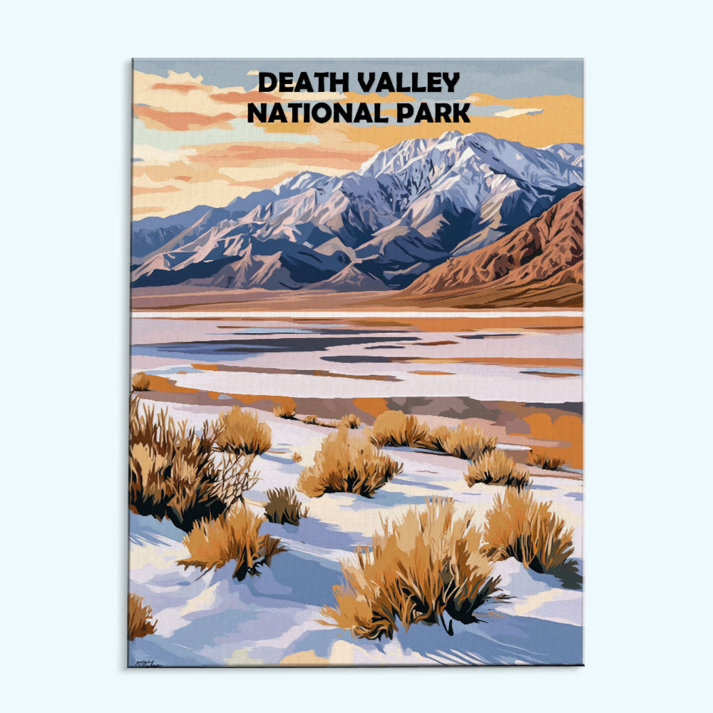 Death Valley National park Winter | Paint by Numbers Kit