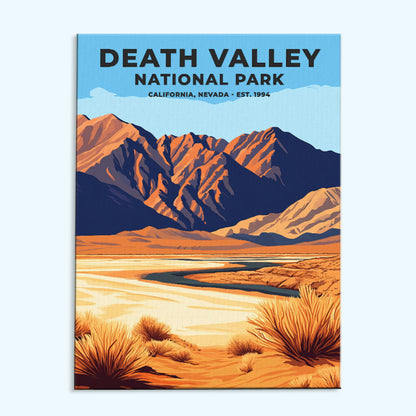 Death Valley National Park Heritage Edition | Paint by Numbers Kit