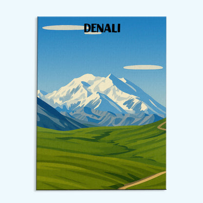 Denali National Park Beginner | Paint by Numbers Kit