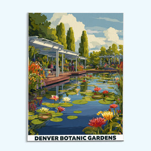 Denver Botanic Gardens | Paint by Numbers Kit