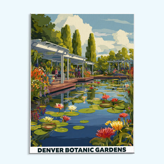 Denver Botanic Gardens | Paint by Numbers Kit