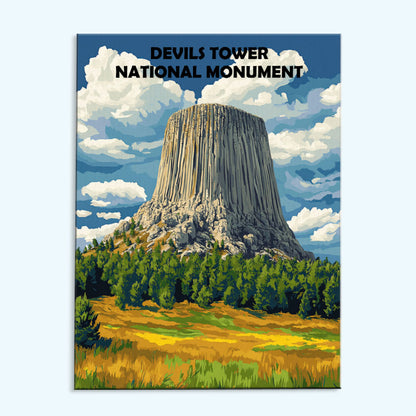 Devils Tower National Monument | Paint by Numbers Kit