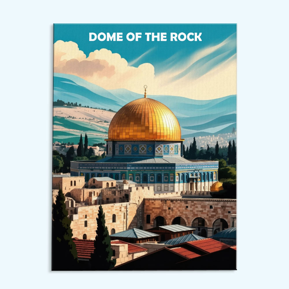 Dome of the Rock, Jerusalem - World Heritage | Paint by Numbers Kit