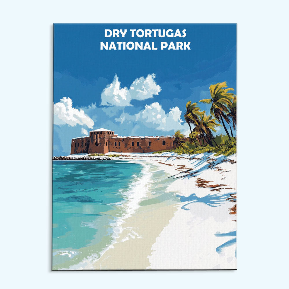 Dry Tortugas National park Winter | Paint by Numbers Kit