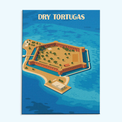 Dry Tortugas National Park Beginner | Paint by Numbers Kit