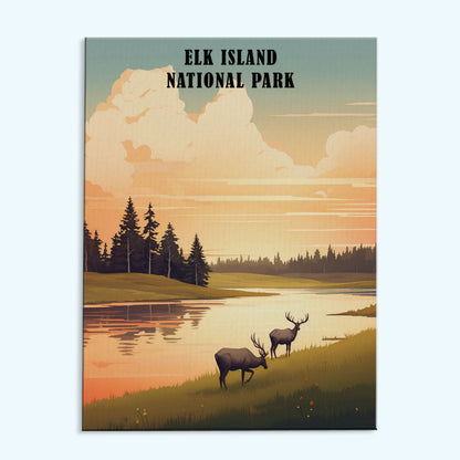 Elk Island National Park | Paint by Numbers Kit