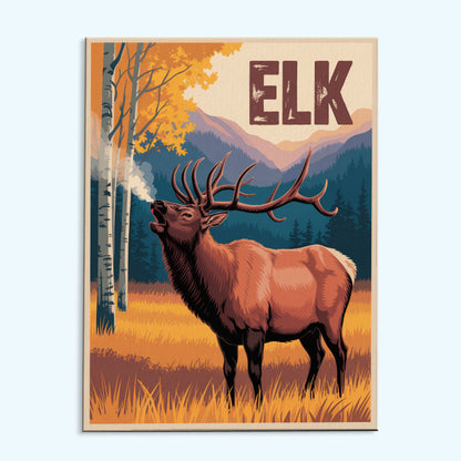 Elk - National Park Wildlife | Paint by Numbers Kit