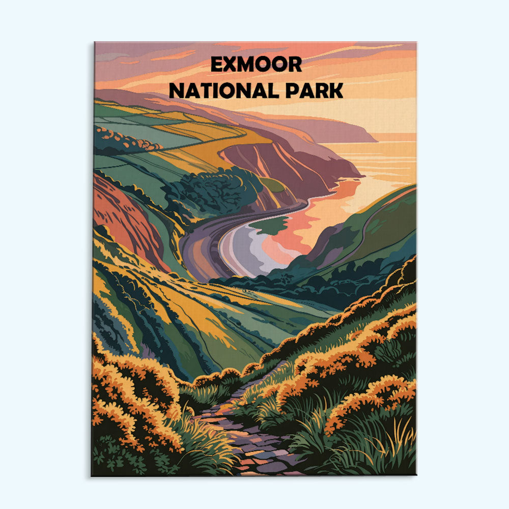 Exmoor UK National Park | Paint by Numbers Kit