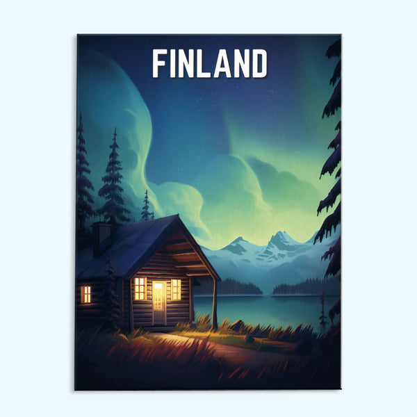 Finland Travel Poster