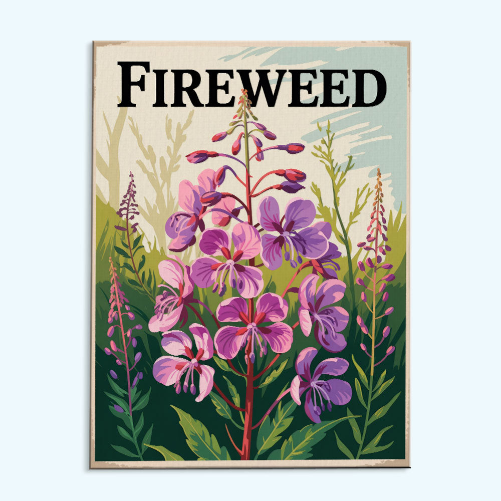 Fireweed - US Wildflowers | Paint by Numbers Kit