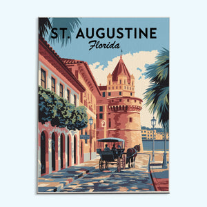 Florida - St. Augustine | Paint by Numbers Kit