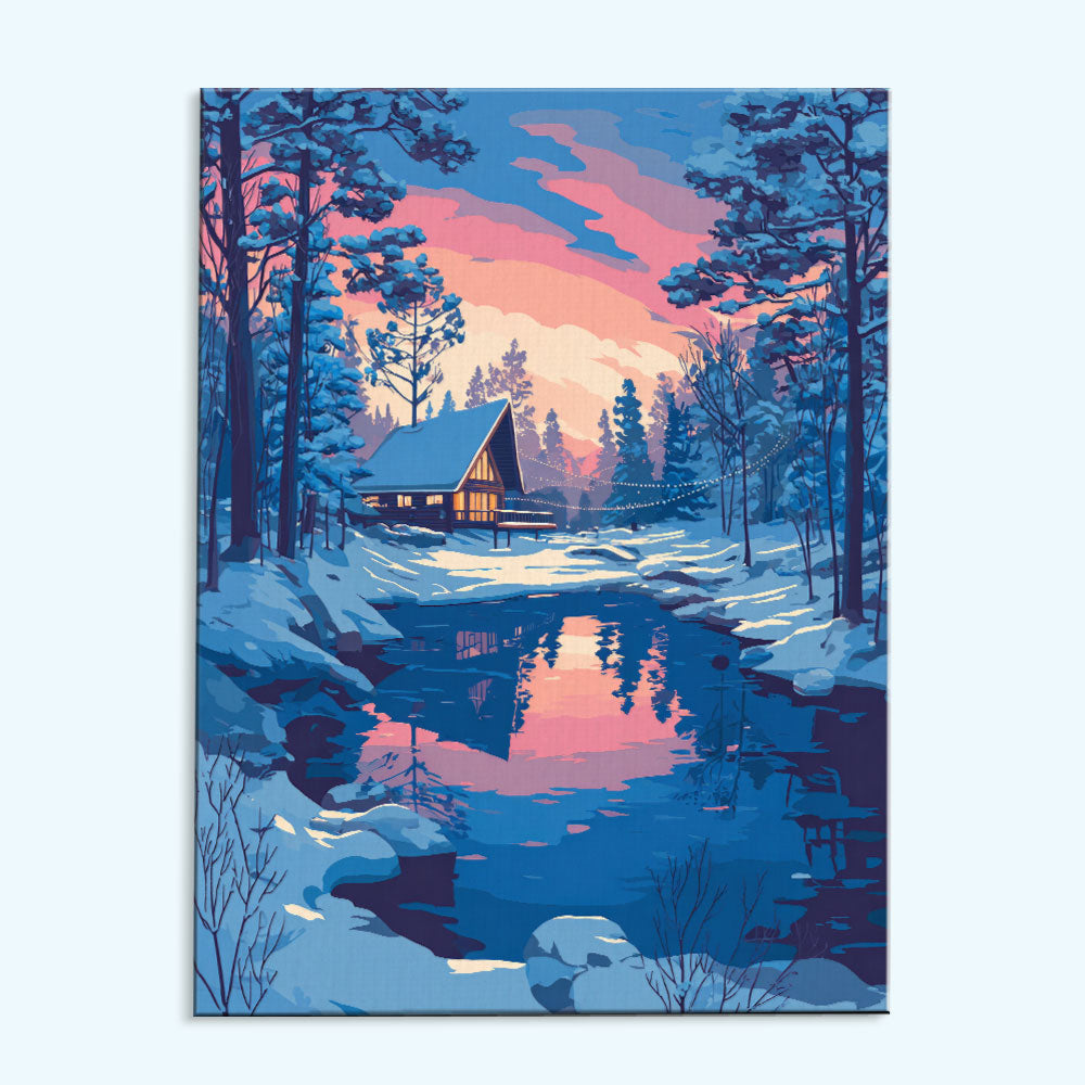 Frozen Stream | Paint by Numbers Kit