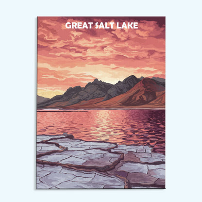 Great Salt Lake | Paint by Numbers Kit