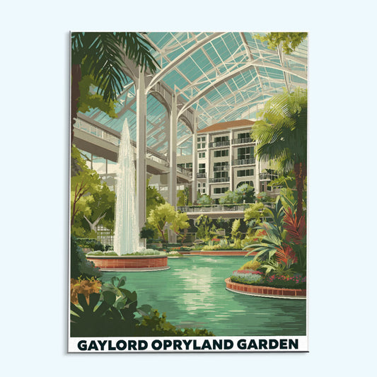 Gaylord Opryland Garden | Paint by Numbers Kit