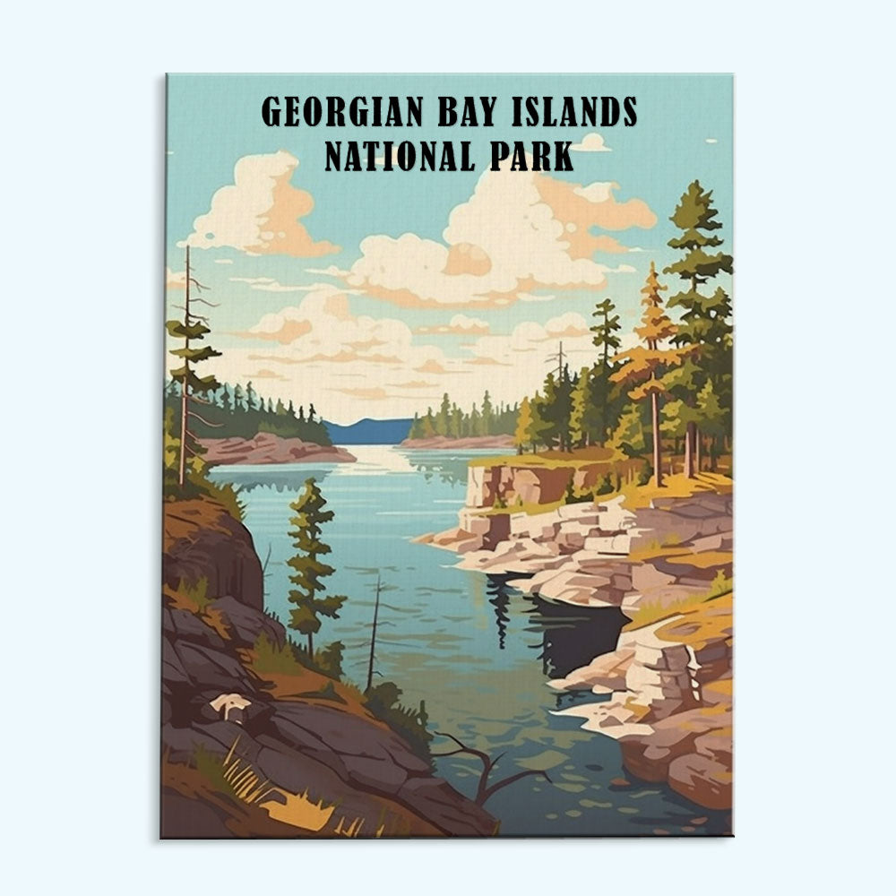 Georgian Bay Islands National Park | Paint by Numbers Kit