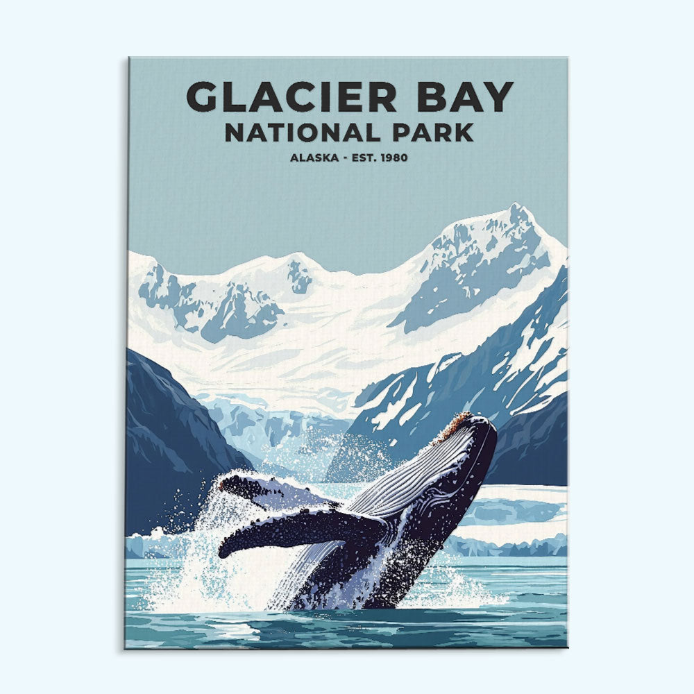 Glacier Bay National Park Heritage Edition | Paint by Numbers Kit