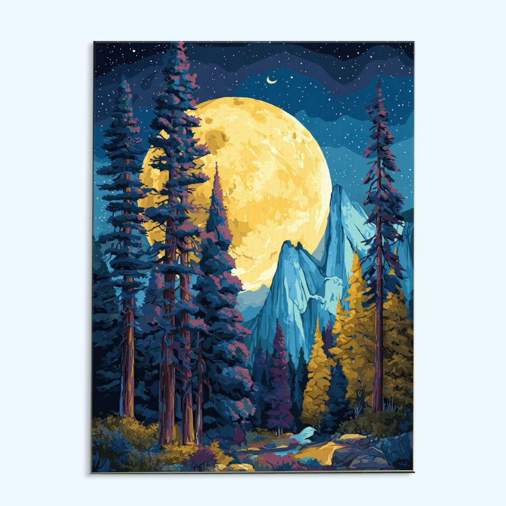 Golden Moon | Paint by Numbers Kit