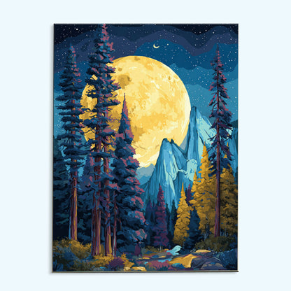 Golden Moon | Paint by Numbers Kit