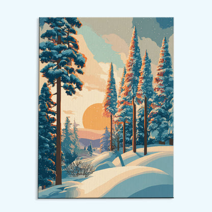 Golden Winter | Paint by Numbers Kit