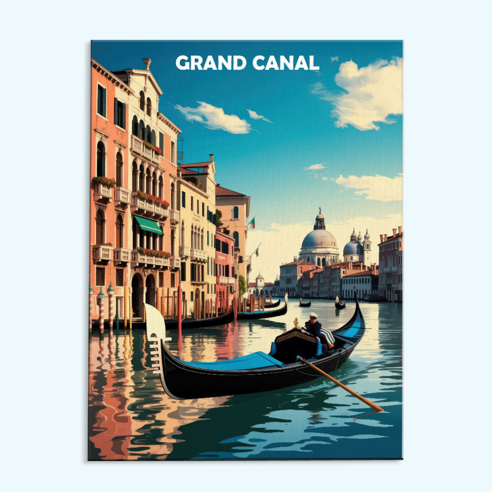 Grand Canal, Italy - World Heritage | Paint by Numbers Kit