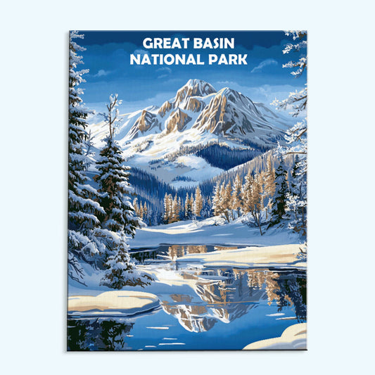 Great Basin National Park Winter | Paint by Numbers Kit