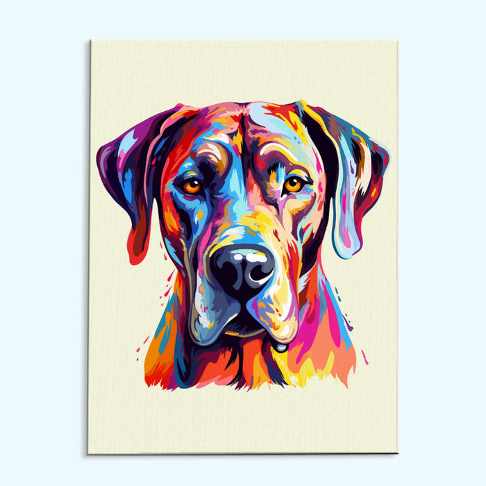 Great Dane - Colorful Dog