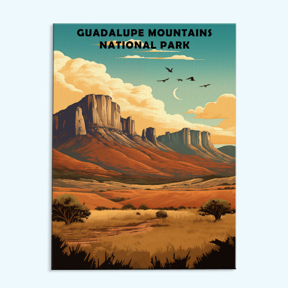 Guadalupe Mountains National Park | Paint by Numbers Kit