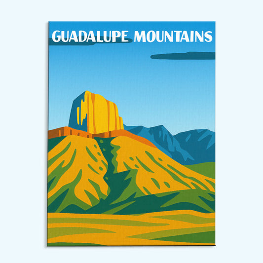 Guadalupe Mountains National Park Beginner | Paint by Numbers Kit