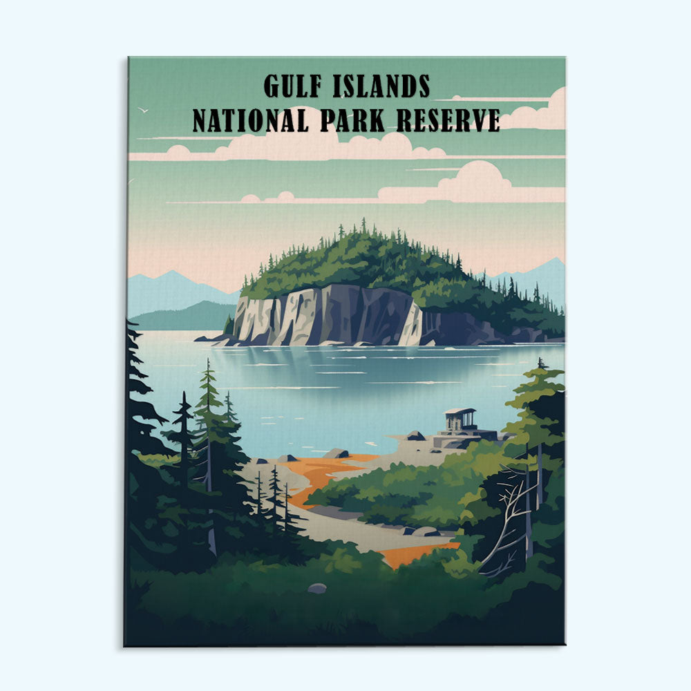 Gulf Islands National Park Reserve | Paint by Numbers Kit