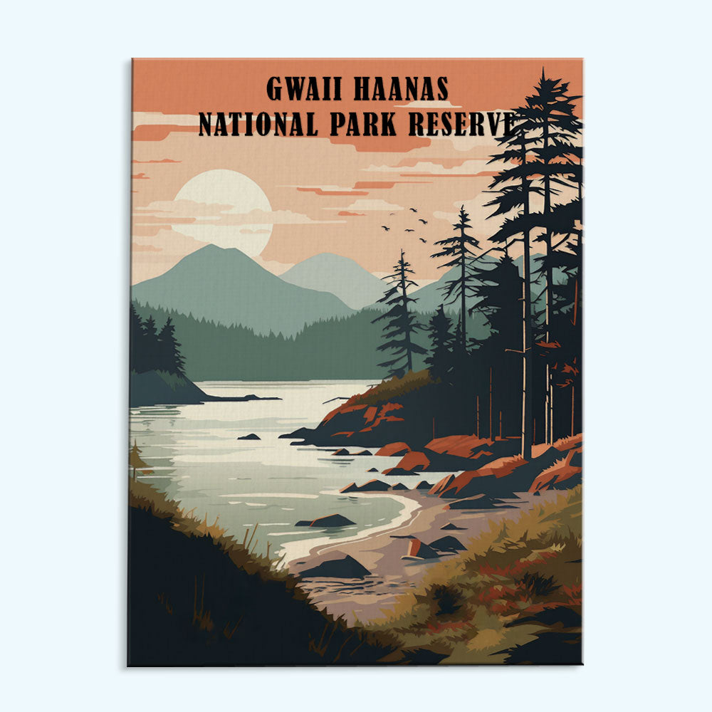 Gwaii Haanas National Park Reserve | Paint by Numbers Kit