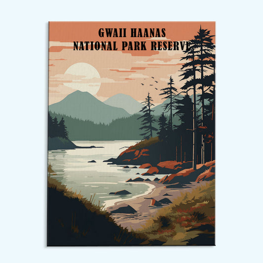 Gwaii Haanas National Park Reserve | Paint by Numbers Kit