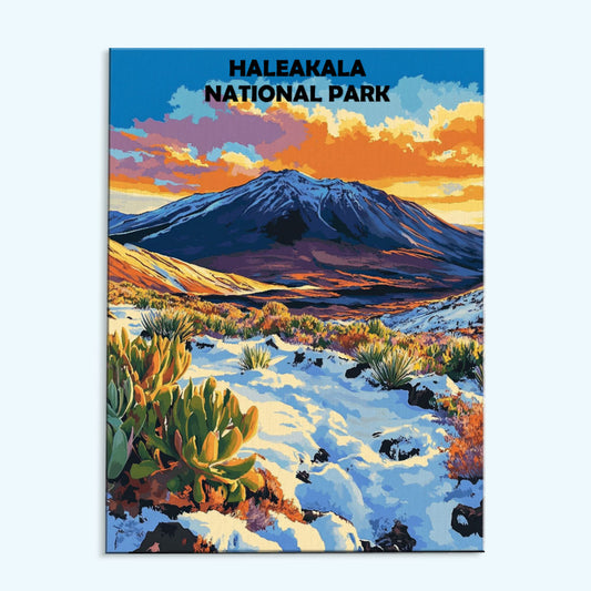 Haleakala National Park Winter | Paint by Numbers Kit