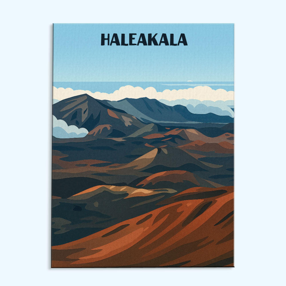 Haleakala National Park Beginner | Paint by Numbers Kit