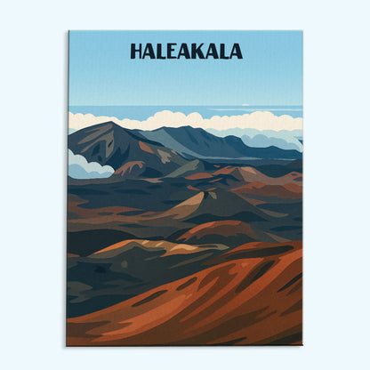 Haleakala National Park Beginner | Paint by Numbers Kit