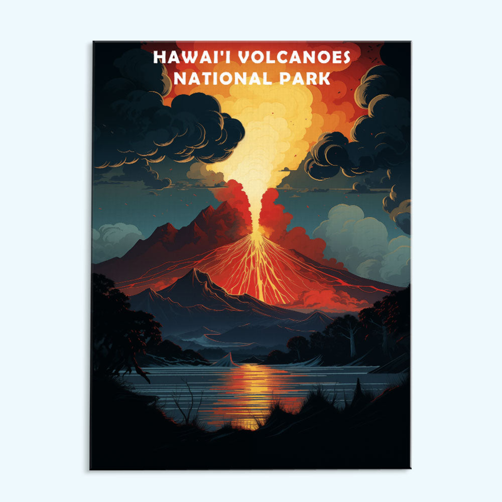 Hawai'i Volcanoes Park | Paint by Numbers Kit