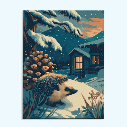 Hedgehog Hideaway | Paint by Numbers Kit