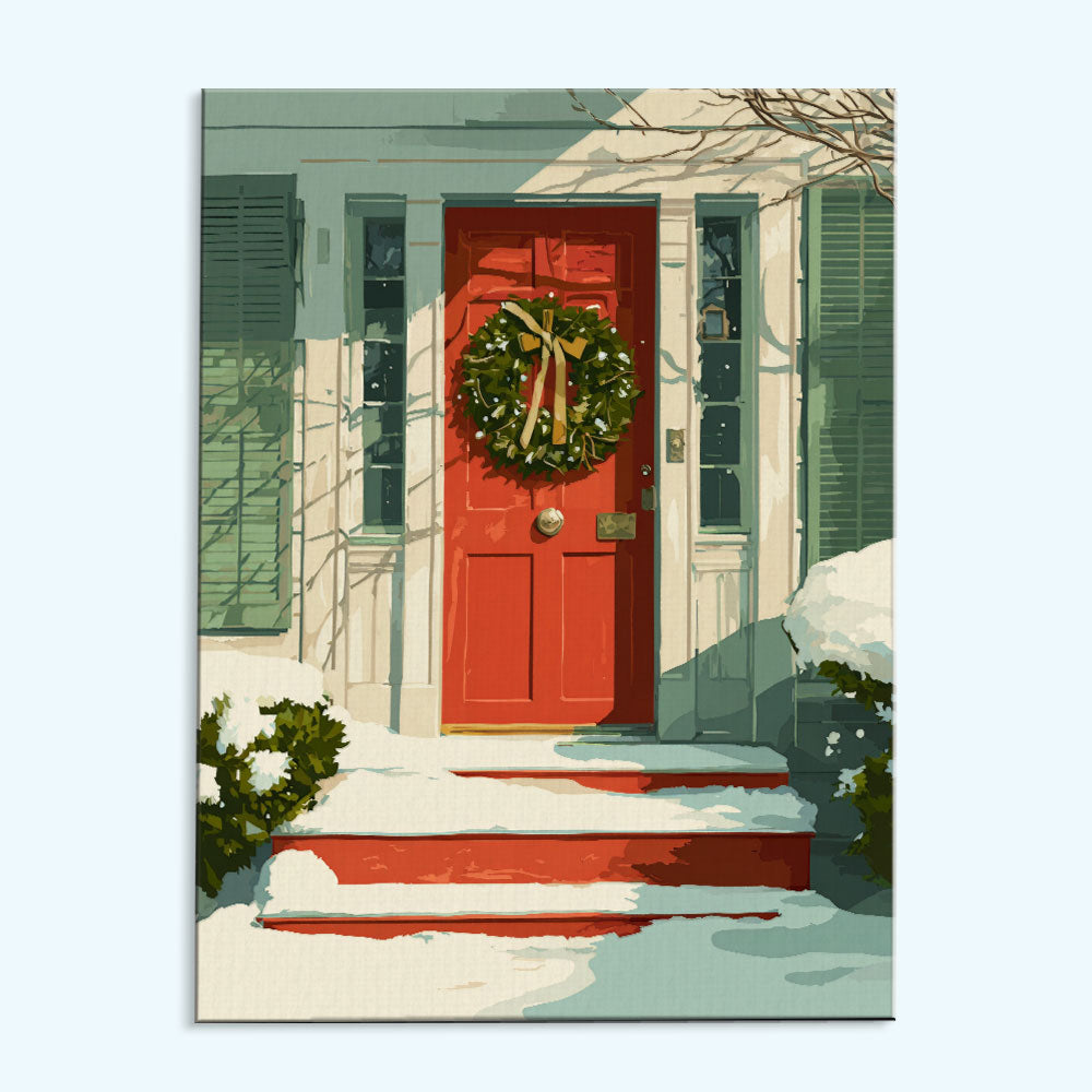 Holiday Welcome | Paint by Numbers Kit