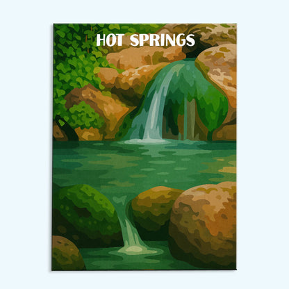 Hot Springs National Park Beginner | Paint by Numbers Kit